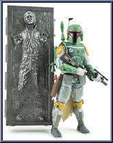 Boba Fett and Han Solo in Carbonite Action Figure