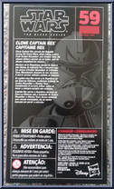 Clone Captain Rex from Star Wars - Black Series - Red - 6" Scale manufactured by Hasbro [Back]