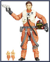 Poe Dameron (Force Awakens) from Star Wars - Black Series - Red - 6" Scale manufactured by Hasbro [Loose]