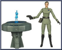 Admiral Yularen from Star Wars - Clone Wars (2008) - White / Red Cards manufactured by Hasbro [Loose]
