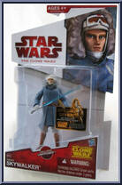 Anakin Skywalker (Cold Weather Gear) from Star Wars - Clone Wars (2008) - White / Red Cards manufactured by Hasbro [Front]