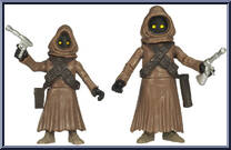 Jawas from Star Wars - Clone Wars (2008) - White / Red Cards manufactured by Hasbro [Loose]
