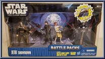 Jedi Showdown from Star Wars - Clone Wars (2008) - Battle Packs manufactured by Hasbro [Front]