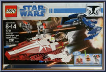 Ahsoka's Starfighter and Vulture Droid from Star Wars - Clone Wars - Basic Series manufactured by Lego [Front]