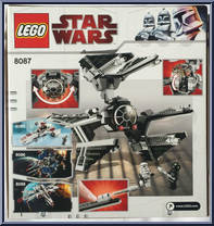 TIE Defender from Star Wars - Expanded Universe - Basic Series manufactured by Lego [Back]