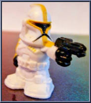 Clone Trooper Commander from Star Wars - Fighter Pods - Blind - Series 2 manufactured by Hasbro [Loose]