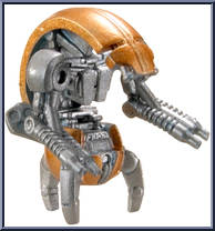 Destroyer Droid (Hailfire Droid) from Star Wars - Fighter Pods - Blind - Series 4 manufactured by Hasbro [Loose]