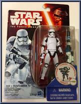 First Order Stormtrooper from Star Wars - Force Awakens - Basic Series manufactured by Hasbro [Front]
