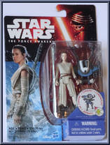 Rey (Starkiller Base) from Star Wars - Force Awakens - Basic Series manufactured by Hasbro [Front]