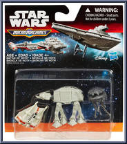 Battle of Hoth (Empire Strikes Back) from Star Wars - Force Awakens - Micro Machines - Vehicles manufactured by Hasbro [Front]