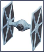 Tie Fighter (Blue) from Star Wars - Force Awakens - Micro Machines - Blind Bags - Wave 1 manufactured by Hasbro [Loose]