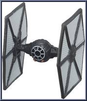 Tie Fighter (Gray) from Star Wars - Force Awakens - Micro Machines - Blind Bags - Wave 1 manufactured by Hasbro [Loose]