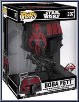 Boba Fett (Black) (10" Scale) from Star Wars - Pop! Vinyl Figures manufactured by Funko [Front]