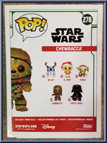 Chewbacca (in Christmas Lights) from Star Wars - Pop! Vinyl Figures manufactured by Funko [Back]