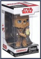 Chewbacca with Porg from Star Wars - Wobblers manufactured by Funko [Front]