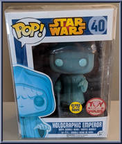 Holographic Emperor (Glows In The Dark) from Star Wars - Pop! Vinyl Figures manufactured by Funko [Front]