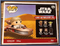 Luke Skywalker with Landspeeder from Star Wars - Pop! Vinyl Figures manufactured by Funko [Back]
