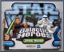 Anakin Skywalker / Clone Trooper from Star Wars - Galactic Heroes - Wave 18 manufactured by Hasbro [Front]
