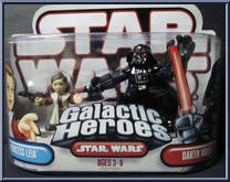 Princess Leia / Darth Vader from Star Wars - Galactic Heroes - Wave 11 manufactured by Hasbro [Front]