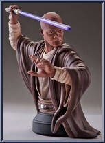 Mace Windu (Attack of the Clones) from Star Wars - Mini-Busts manufactured by Gentle Giant [Loose]