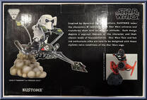 Scout Trooper on Speeder Bike (Camo Bike) from Star Wars - Kustomz manufactured by Gentle Giant [Back]