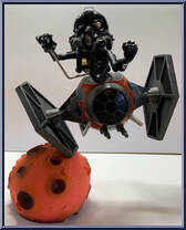 TIE Fighter Pilot in TIE Fighter (Gray Fighter) Action Figure