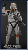 Airborne Trooper (212th Attack Battalion) from Star Wars - Revenge of the Sith manufactured by Hot Toys [Loose]