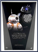 BB-8 & BB-9E from Star Wars - Last Jedi manufactured by Hot Toys [Front]