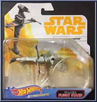 B-Wing Fighter from Star Wars - Hot Wheels Starships - White Card / Yellow Letters manufactured by Mattel [Front]