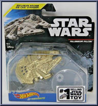 Millennium Falcon (Gold) from Star Wars - Hot Wheels Starships - Rogue One manufactured by Mattel [Front]