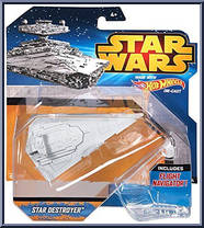 Star Destroyer from Star Wars - Hot Wheels Starships - Blue Card / Yellow Letters manufactured by Mattel [Front]