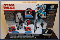 First Order Special Forces Tie Fighter (with Tie Fighter Pilot) from Star Wars - Last Jedi - Basic Series manufactured by Hasbro [Back]