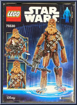 Chewbacca from Star Wars - Last Jedi - Buildable Figures manufactured by Lego [Back]