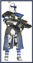 ARC Trooper from Star Wars - Legacy Collection - Blue / White Cards manufactured by Hasbro [Loose]