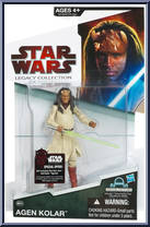 Agen Kolar from Star Wars - Legacy Collection - Red / White Cards manufactured by Hasbro [Front]