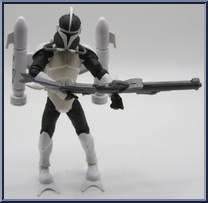 Clone Scuba Trooper from Star Wars - Legacy Collection - Blue / White Cards manufactured by Hasbro [Loose]