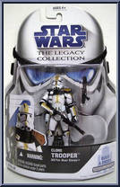 Clone Trooper 327th Star Corps from Star Wars - Legacy Collection - Blue / White Cards manufactured by Hasbro [Front]
