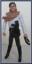 Han Solo from Star Wars - Legacy Collection - Blue / White Cards manufactured by Hasbro [Loose]