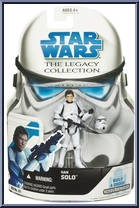 Han Solo (Stormtrooper) from Star Wars - Legacy Collection - Blue / White Cards manufactured by Hasbro [Front]