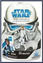 Luke Skywalker (Stormtrooper Disguise) from Star Wars - Legacy Collection - Blue / White Cards manufactured by Hasbro [Front]