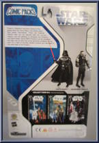 Darth Vader / Grand Moff Trachta (Empire) from Star Wars - Legacy Collection - Comic Packs - Blue / White Packaging manufactured by Hasbro [Back]