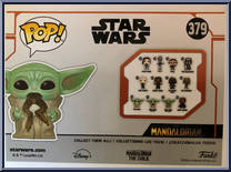Child (with Frog) from Star Wars - Mandalorian - Pop! Vinyl Figures manufactured by Funko [Back]