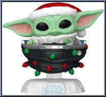 Grogu (Pram / Santa Hat) from Star Wars - Mandalorian - Pop! Vinyl Figures manufactured by Funko [Loose]