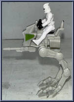 AT-RT with Clone Trooper (Phase 1) (Scout Class) from Star Wars - Micro Galaxy Squadron - Series 6 manufactured by Jazwares [Loose]