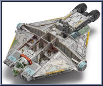 Ghost (Assault Class) from Star Wars - Micro Galaxy Squadron - Series 6 manufactured by Jazwares [Loose]
