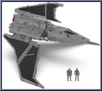 Havoc Marauder (Rescue Mission) (Starship Class) from Star Wars - Micro Galaxy Squadron - Series 6 manufactured by Jazwares [Loose]