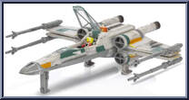 Hera Syndulla's X-Wing (Starfighter Class) from Star Wars - Micro Galaxy Squadron - Series 6 manufactured by Jazwares [Loose]