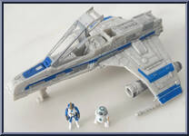 Lt. Callahan’s E-Wing (Light Armor) from Star Wars - Micro Galaxy Squadron - Series 6 manufactured by Jazwares [Loose]