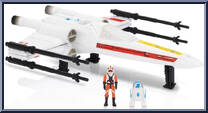 Luke Skywalker's X-Wing (Starfighter Class) from Star Wars - Micro Galaxy Squadron - Series 6 manufactured by Jazwares [Loose]