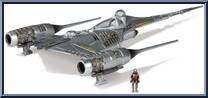 Mandalorian's N-1 Starfighter from Star Wars - Micro Galaxy Squadron - Series 4 manufactured by Jazwares [Loose]